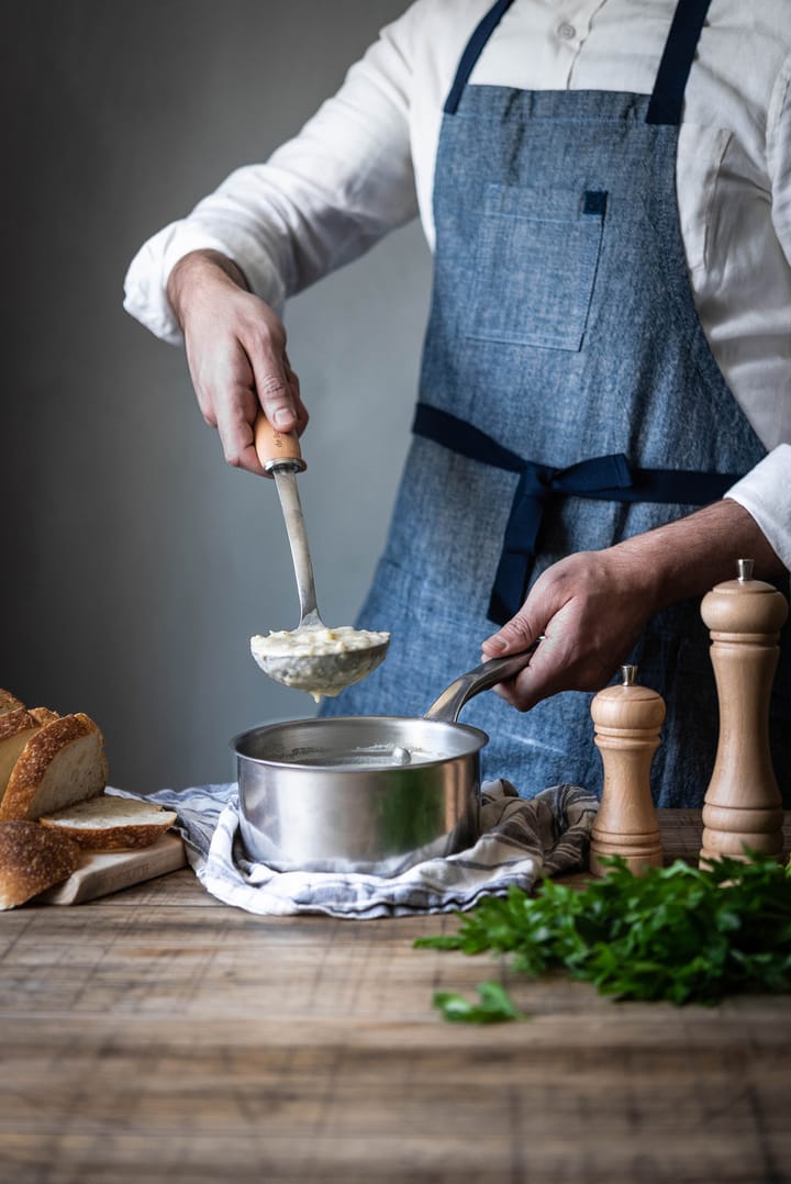 Mestolo da zuppa con manico in legno De Buyer B Bois  - Acciaio inossidabile - De Buyer