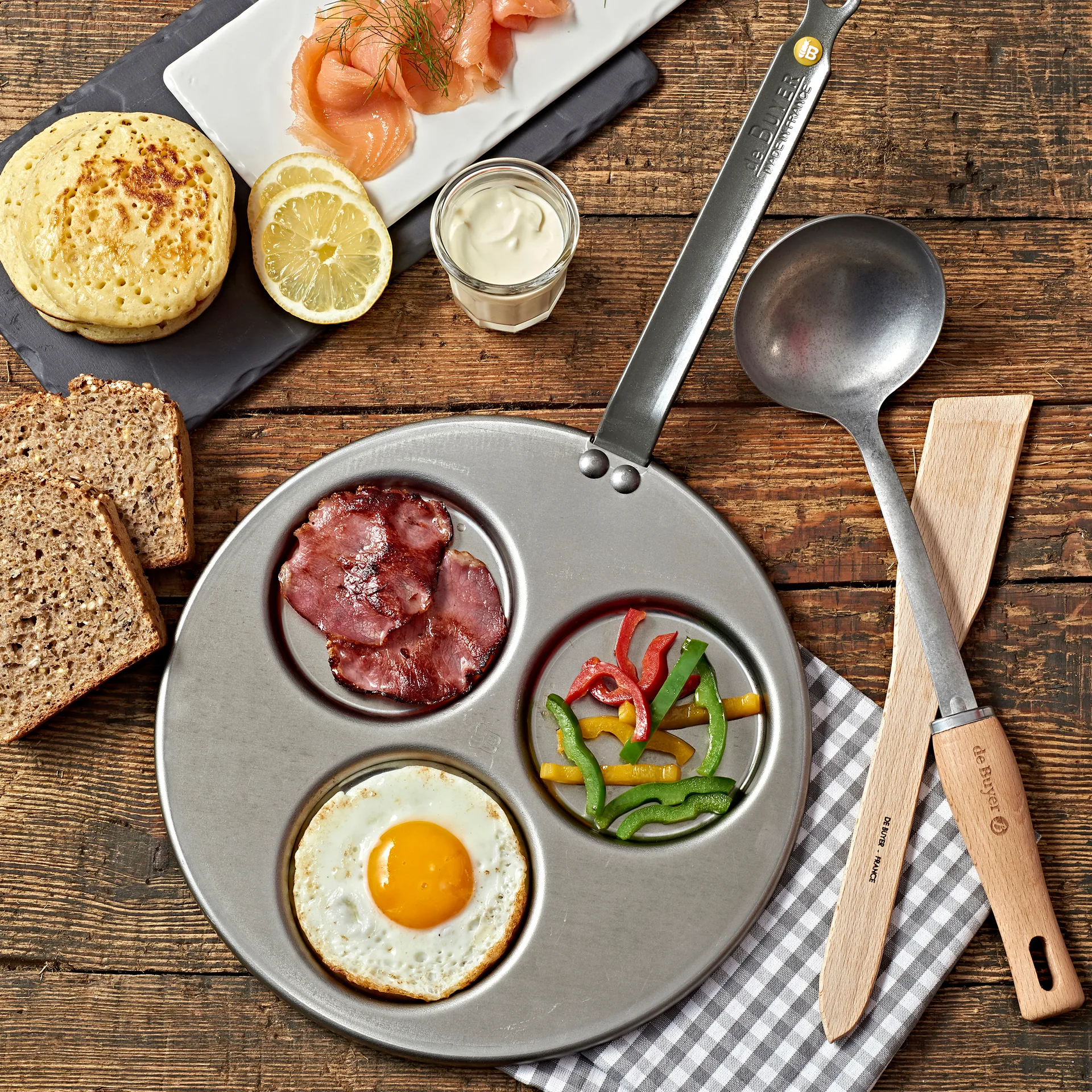 Padella per pancake americani Mineral B, 27 cm
​ De Buyer