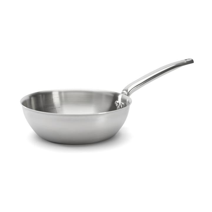 Padella sautée rotonda Alchimy in acciaio inossidabile - Ø20 cm - De Buyer