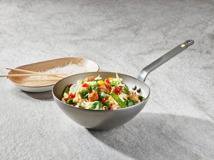 Padella wok Mineral B , 28 cm De Buyer