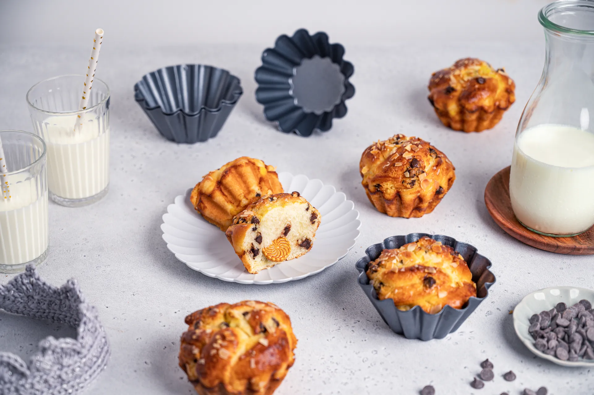 Stampo da brioche De Buyer mini, Ø 10 cm
​ De Buyer