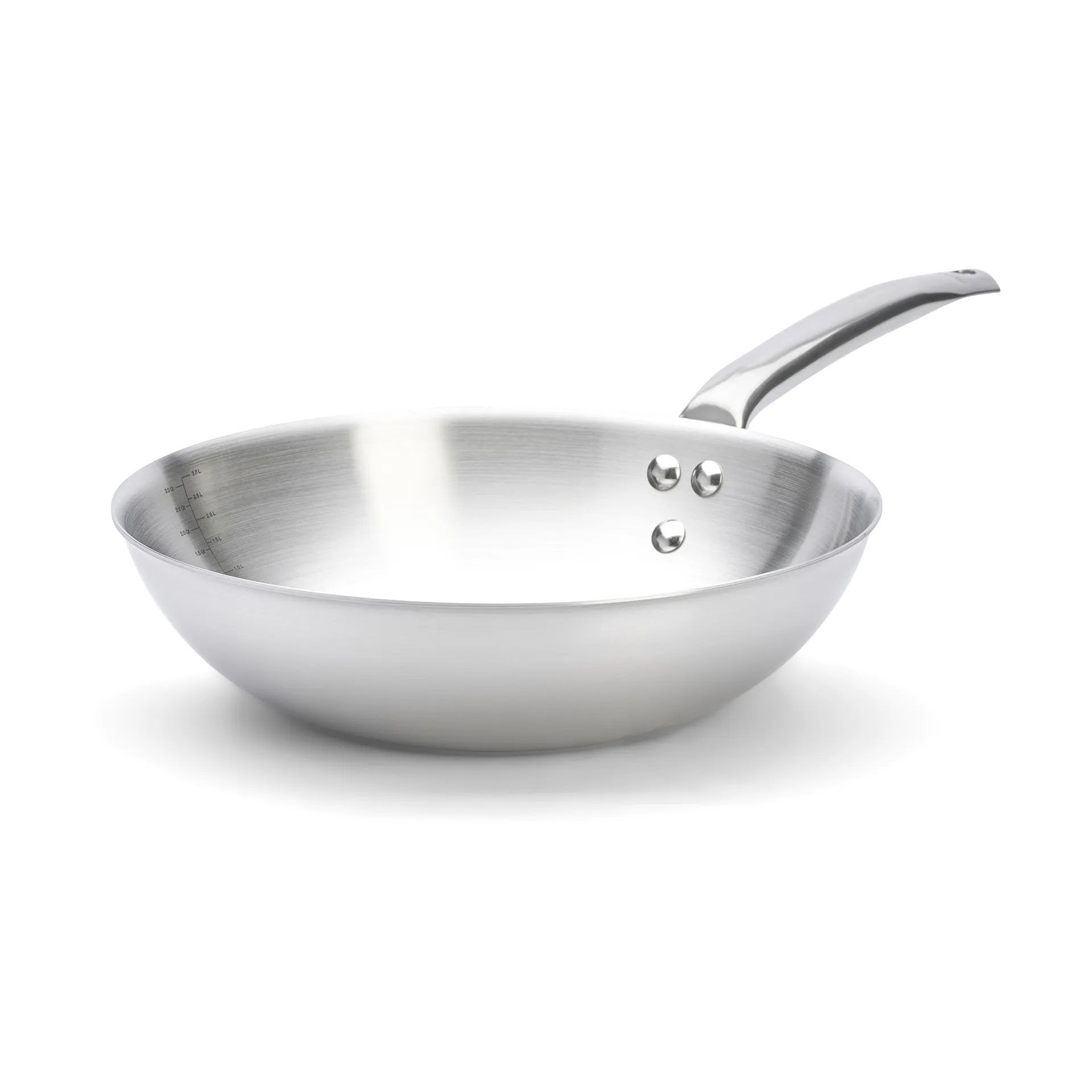 Wok in acciaio inossidabile Alchimy, Ø28 cm De Buyer