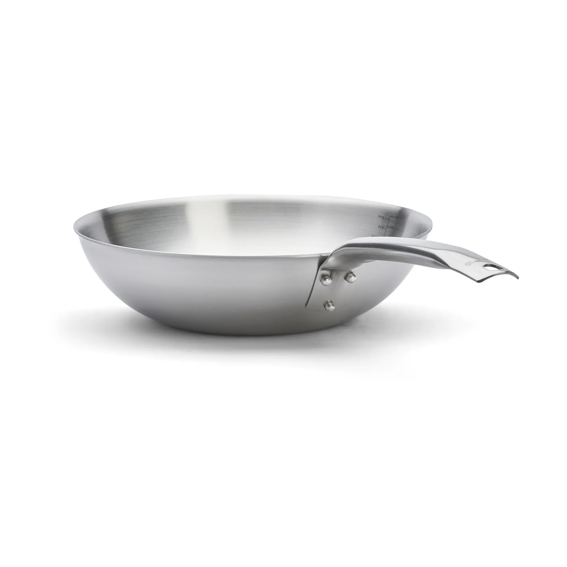 Wok in acciaio inossidabile Alchimy, Ø28 cm De Buyer