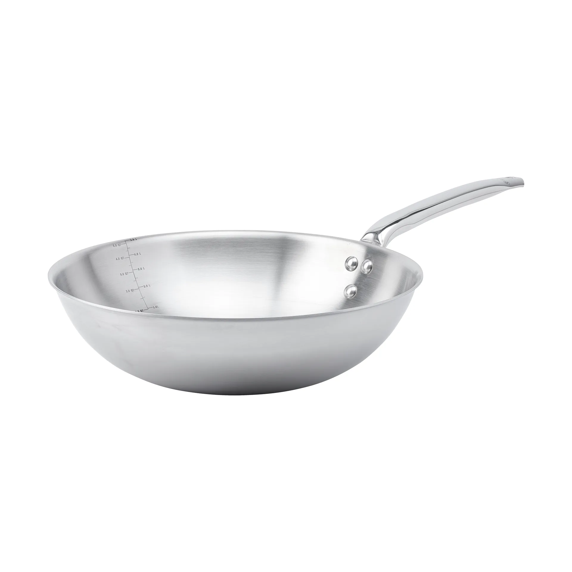 Wok in acciaio inossidabile Alchimy, Ø32 cm De Buyer