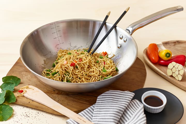 Wok in acciaio inossidabile Alchimy , Ø32 cm De Buyer