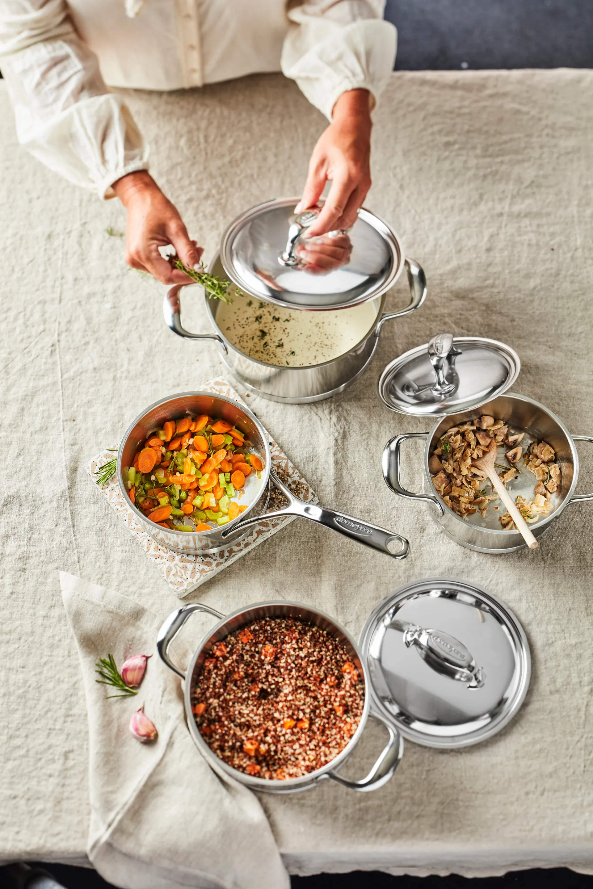 Casseruola bassa in acciaio inox Demeyere Atlantis 7, 1,5 L Demeyere