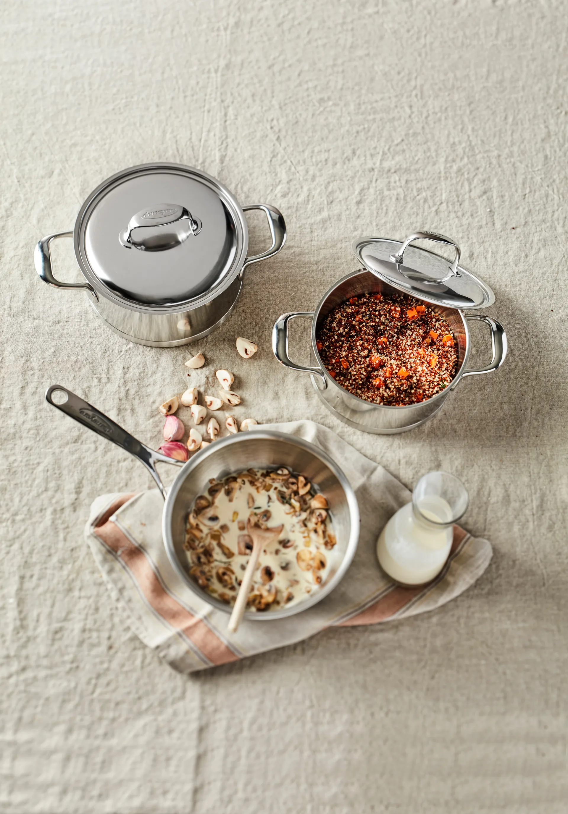 Casseruola bassa in acciaio inox Demeyere Atlantis 7, 3 L Demeyere