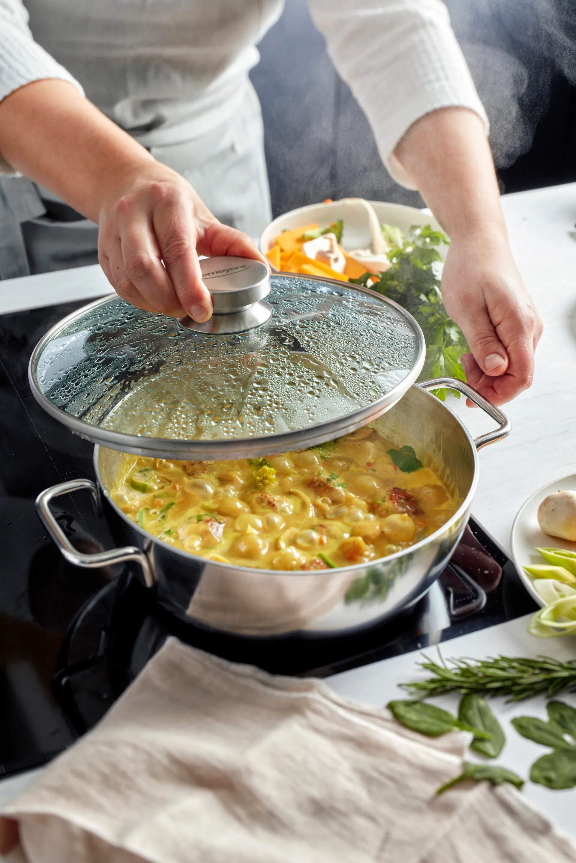 Padella da servizio in acciaio inox Demeyere Apollo 7, 4,8 L Demeyere