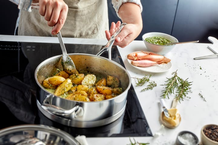 Padella sauté con coperchio in acciaio inox Atlantis 7 , Ø28 cm Demeyere