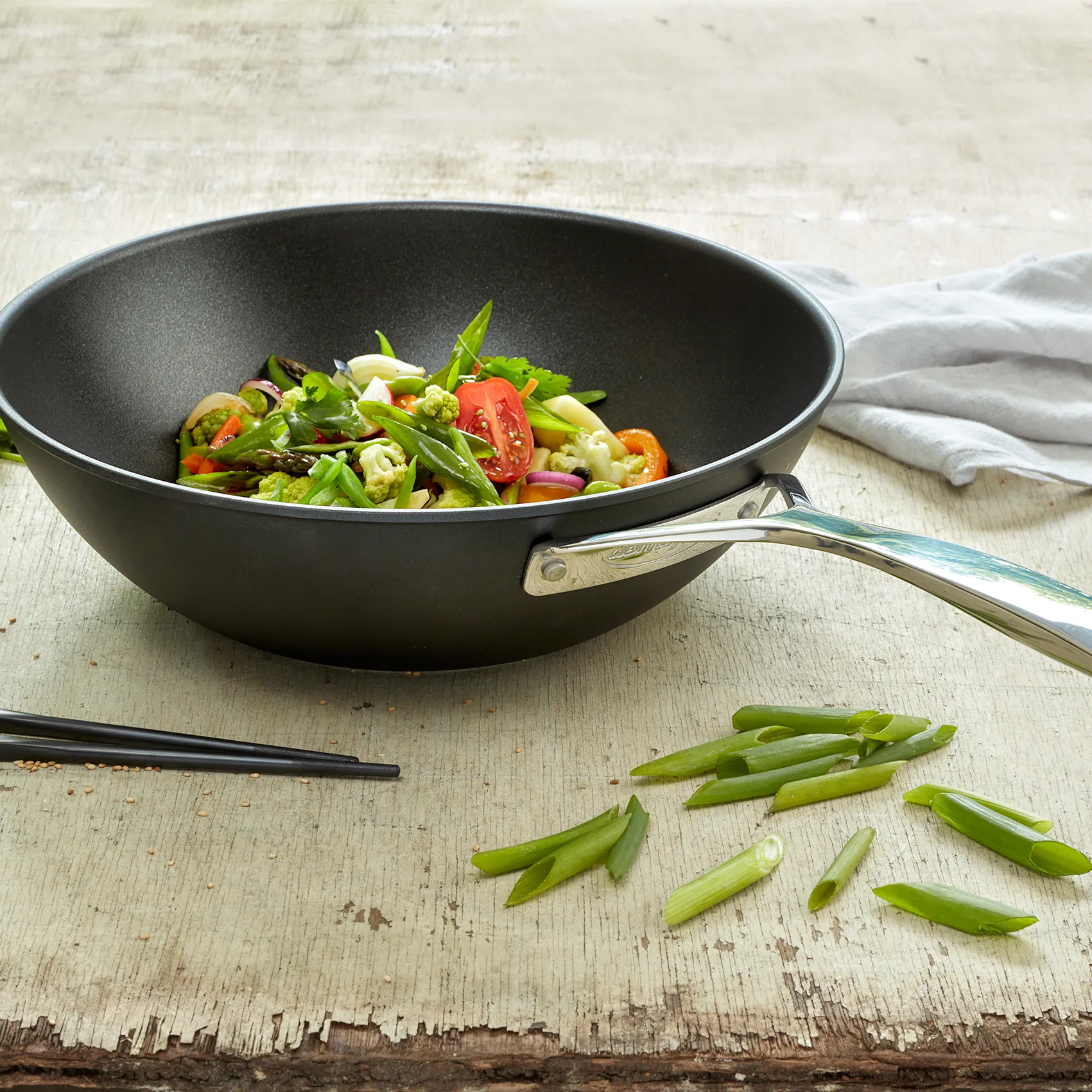 Padella wok Demeyere Alu Pro, 30 cm Demeyere