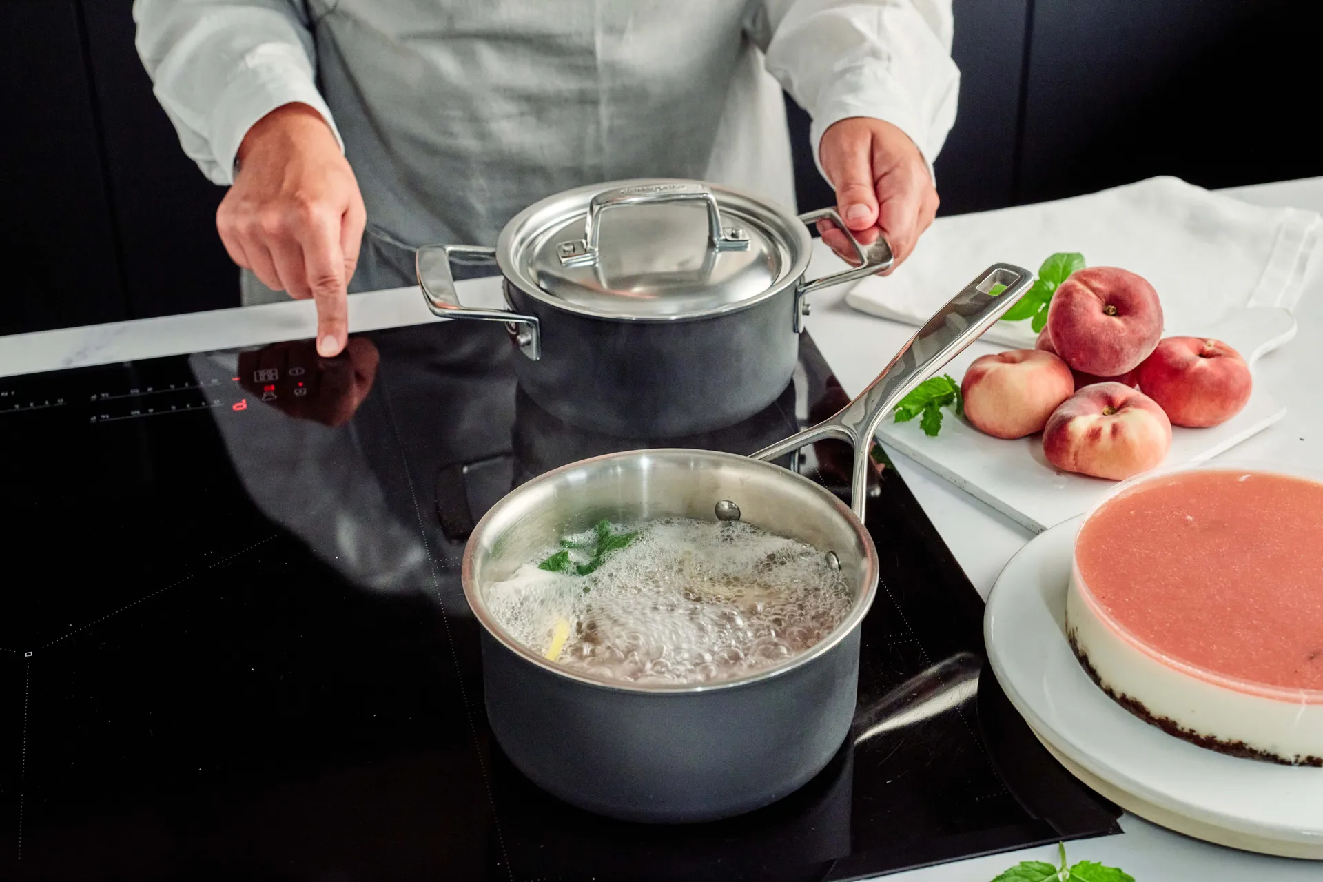 Pentola 5-strati in acciaio inox Demeyere Black 5 , 1,5 L Demeyere