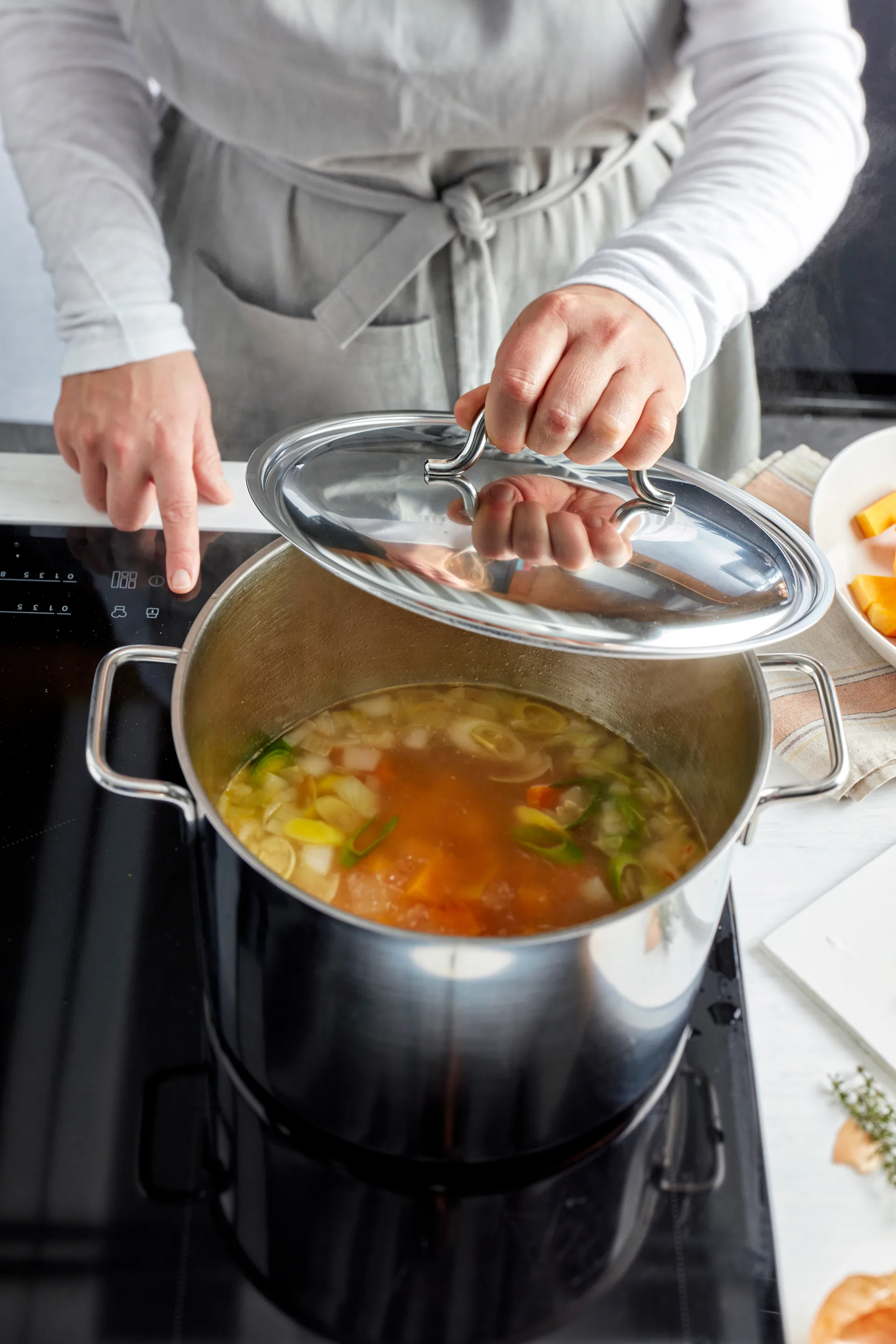 Pentola alta in acciaio inox Demeyere Apollo 7, 8 L Demeyere