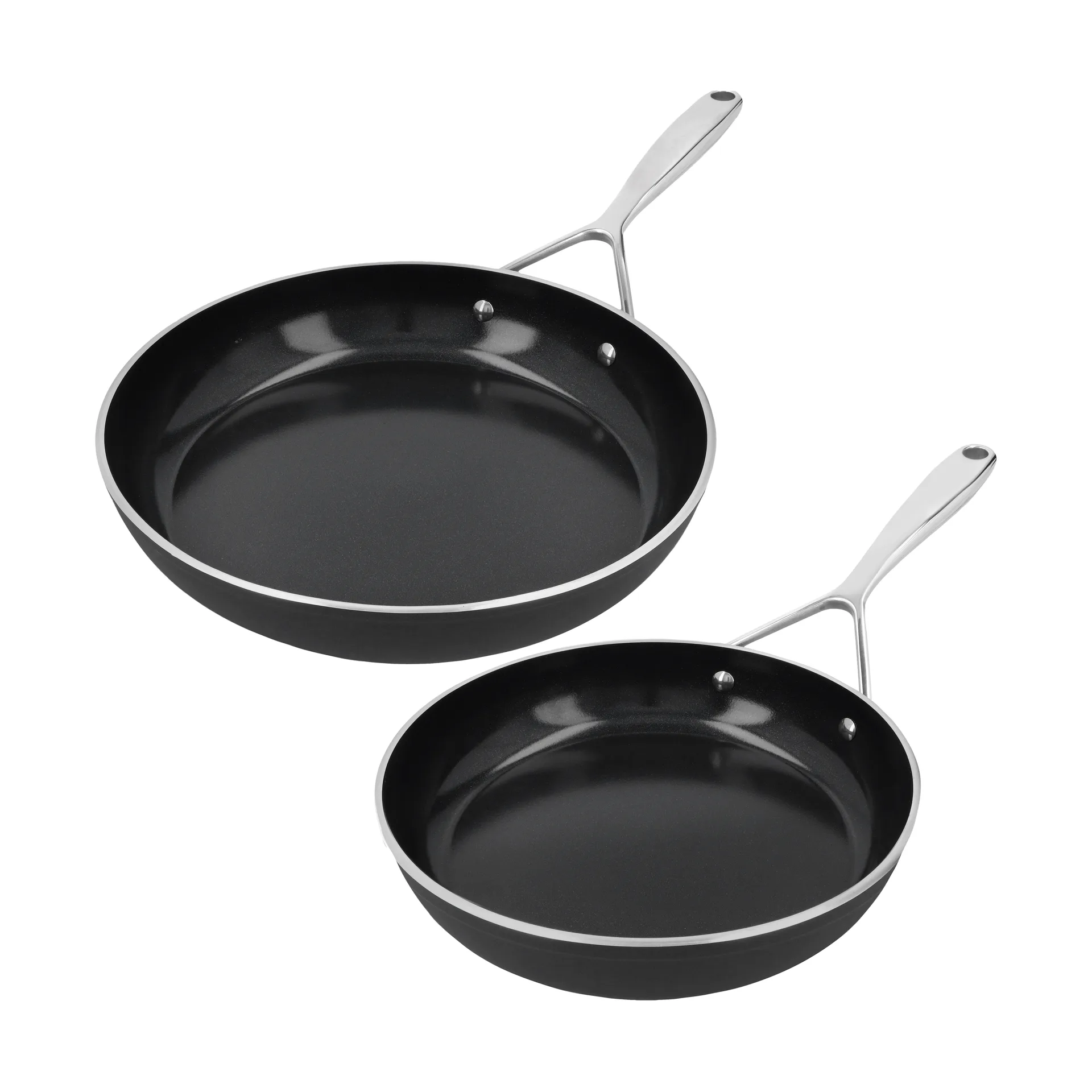Set di padelle in ceramica 3-strati Alu Plus 3 Ceraforce , 2 pezzi Demeyere
