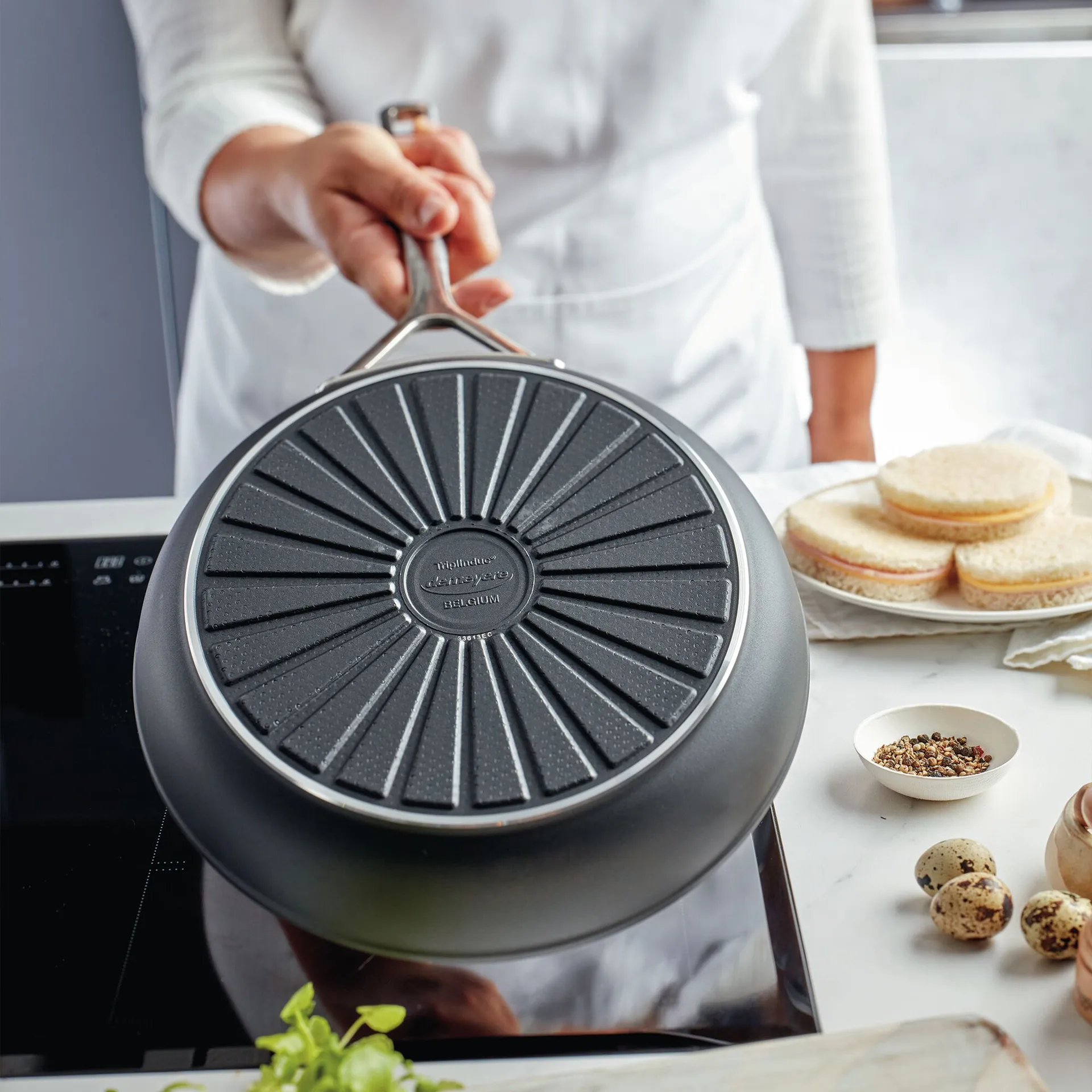 Set di padelle in ceramica 5-strati Alu Pro 5 Ceraforce , 2 pezzi Demeyere