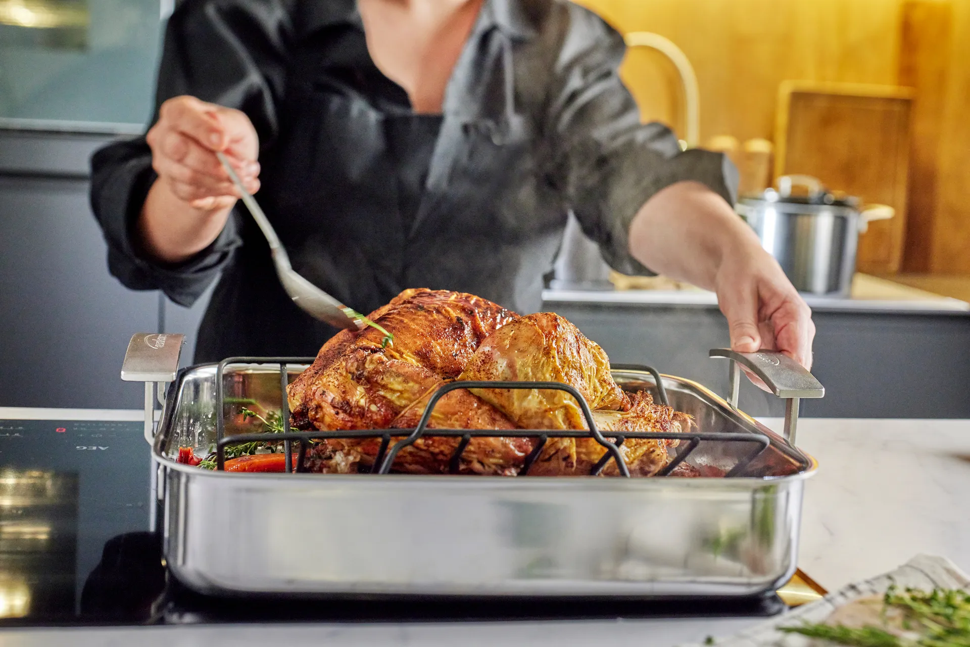 Teglia da forno in acciaio inox 5-strati Industry 5, 40x34 cm Demeyere