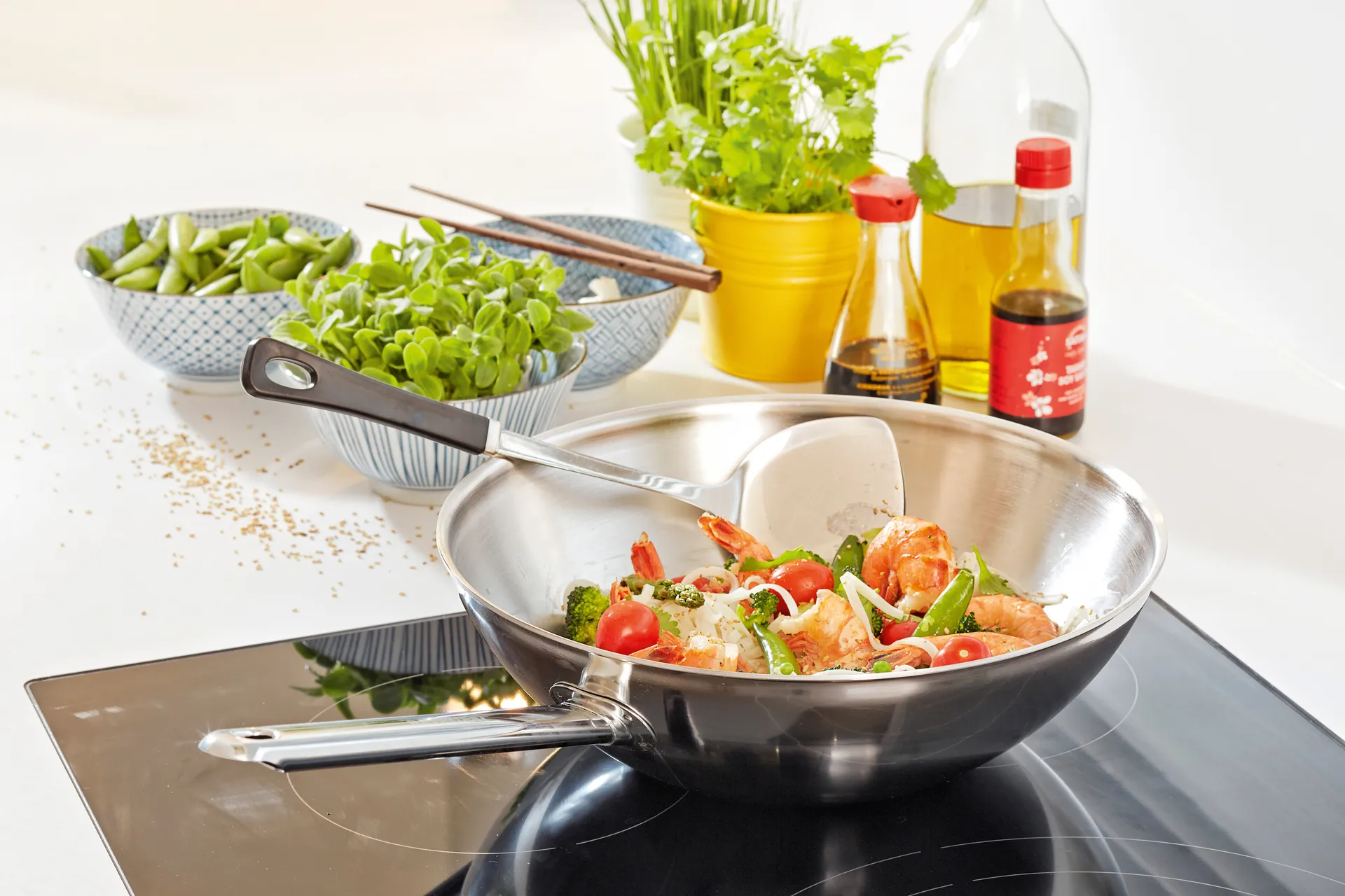 Wok in acciaio inox 7-strati Apollo 7, Ø30 cm Demeyere