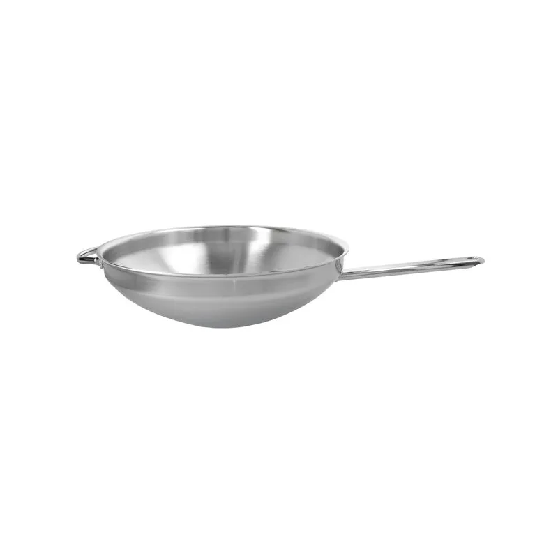 Wok in acciaio inox 7-strati con 2 maniglie Apollo 7, Ø32 cm Demeyere