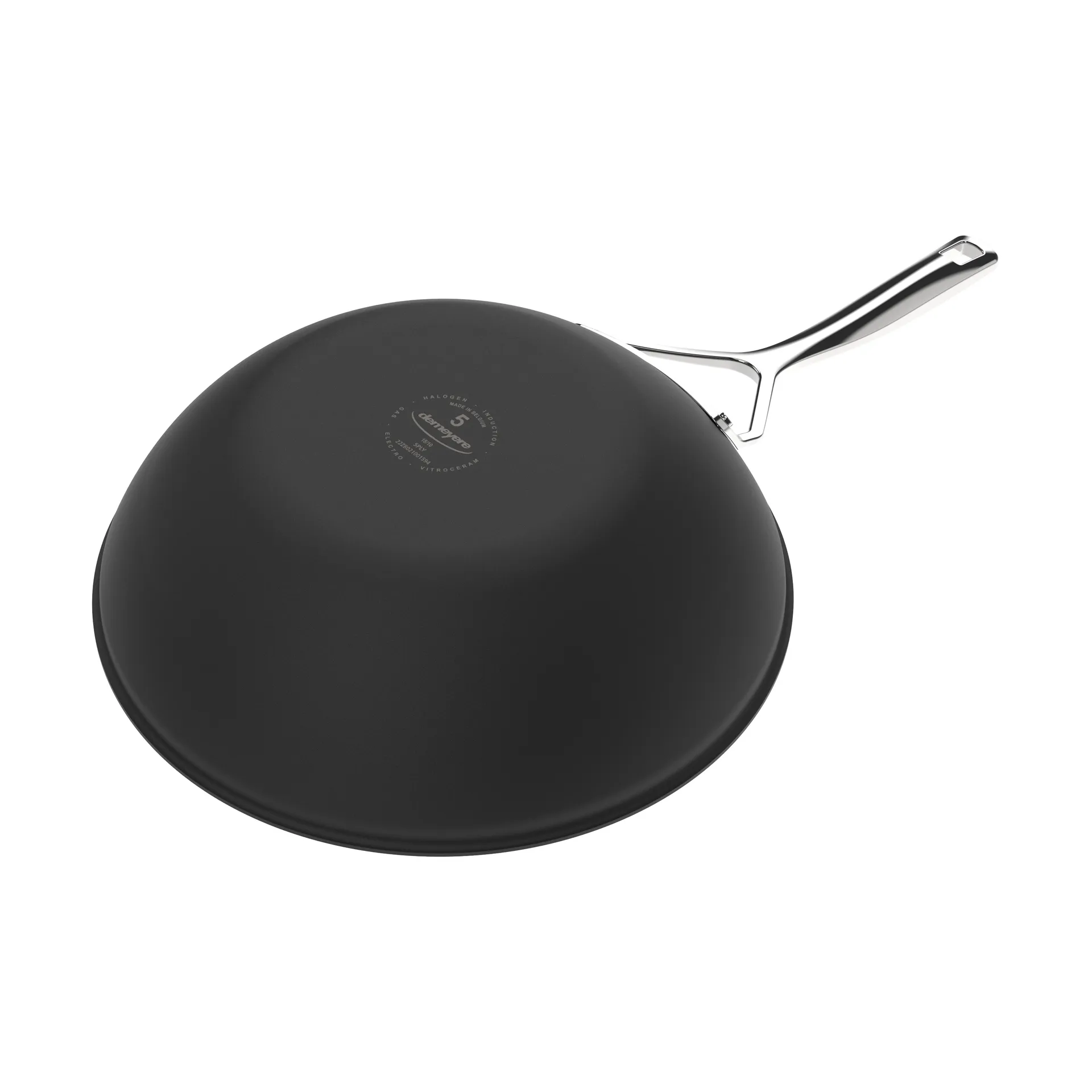 Wok in acciaio inox Demeyere Black 5 , Ø30 cm Demeyere