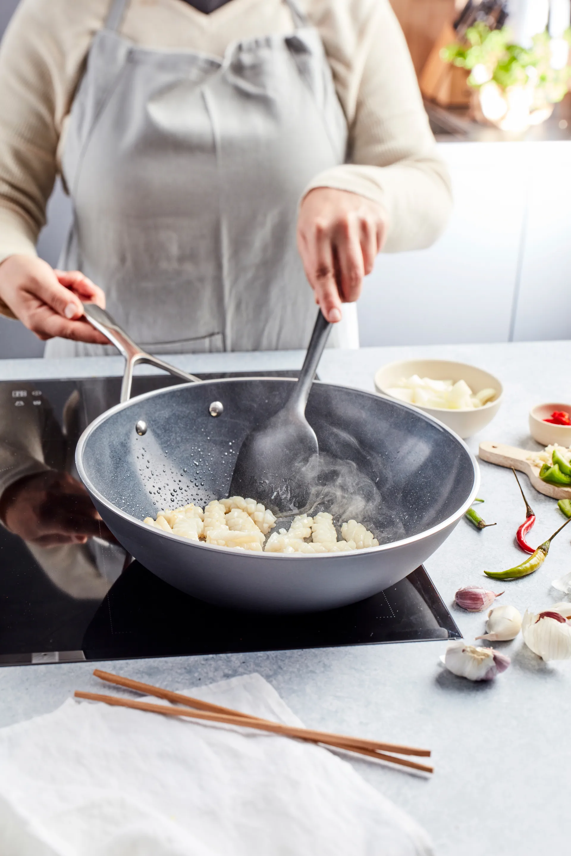 Wok in ceramica 5-strati Alu Pro 5 Ceraforce , Ø30 cm Demeyere