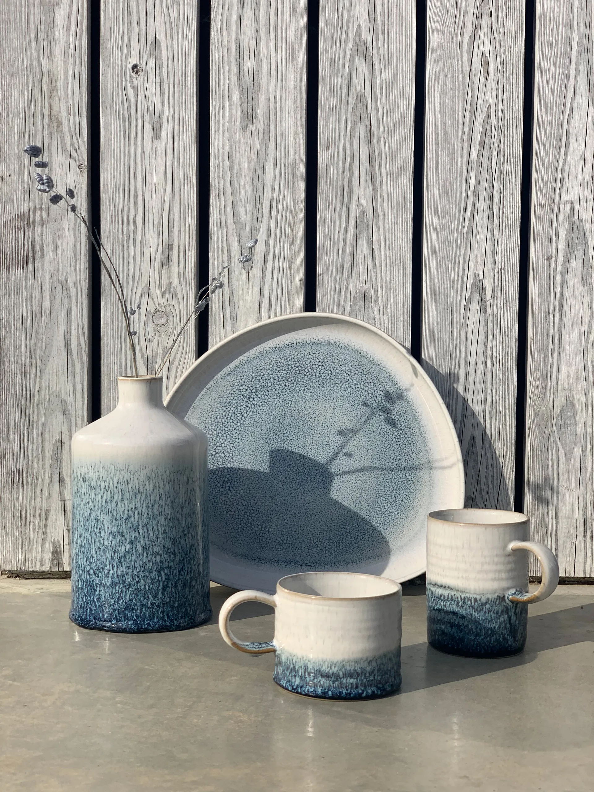 Ciotola da portata Kiln blue Alt, Piccolo, Ø13 cm Denby