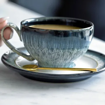 Ciotola Halo 31 cl - Blu, grigio, nero - Denby