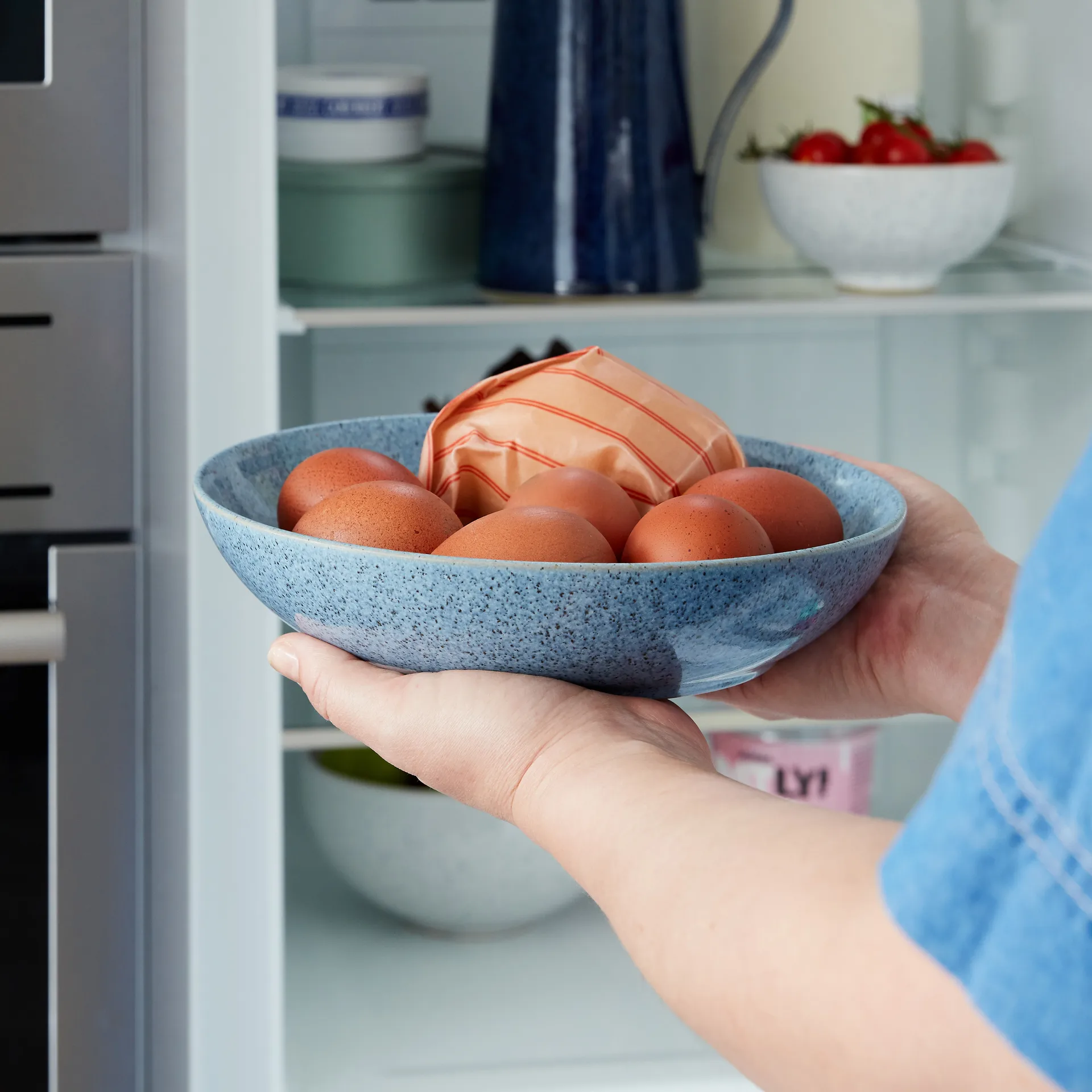 Ciotola per pasta Studio Blue, 22 cm, Selce Denby