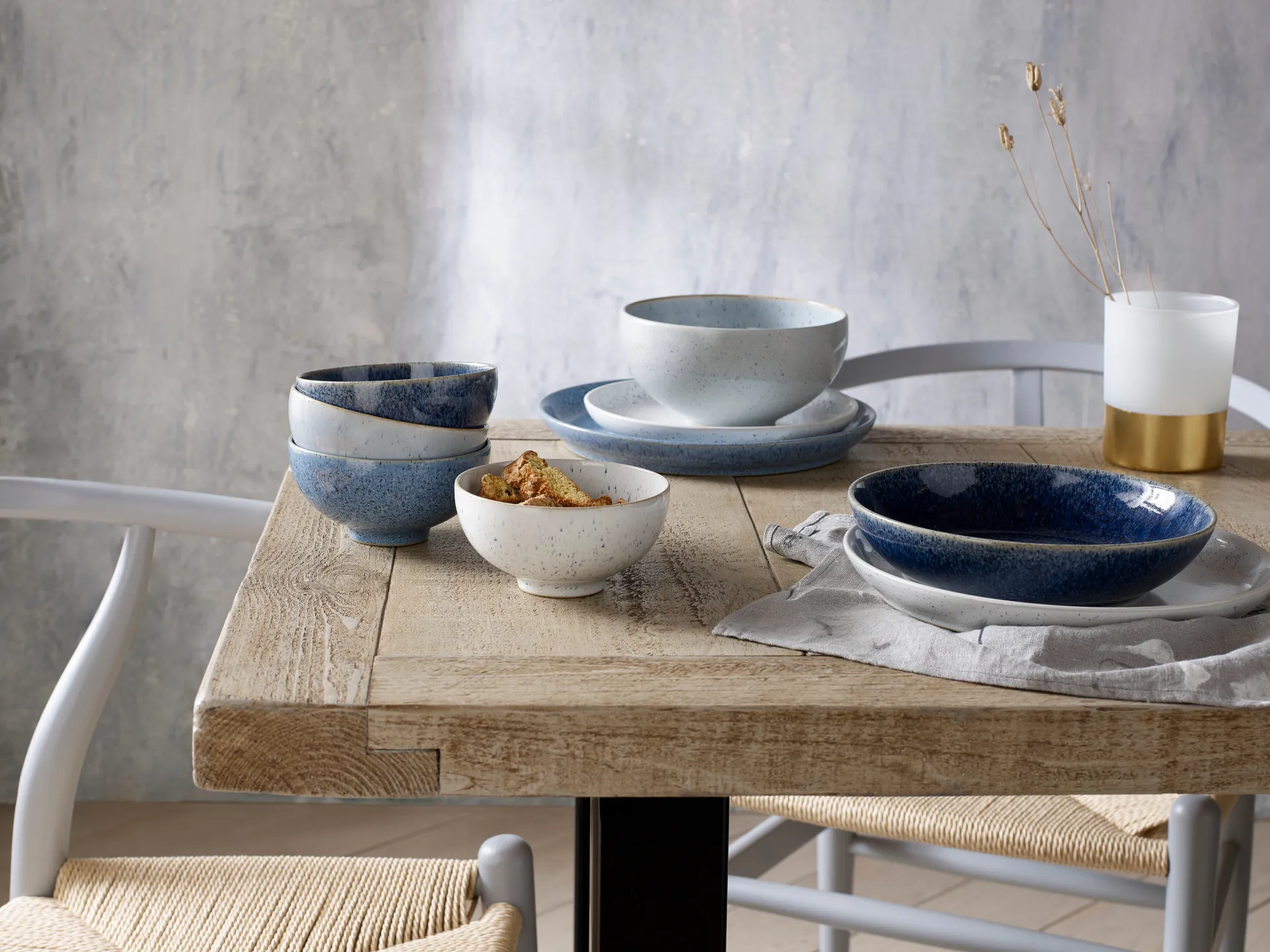 Ciotola Studio Blue 17 cm, Gesso Denby