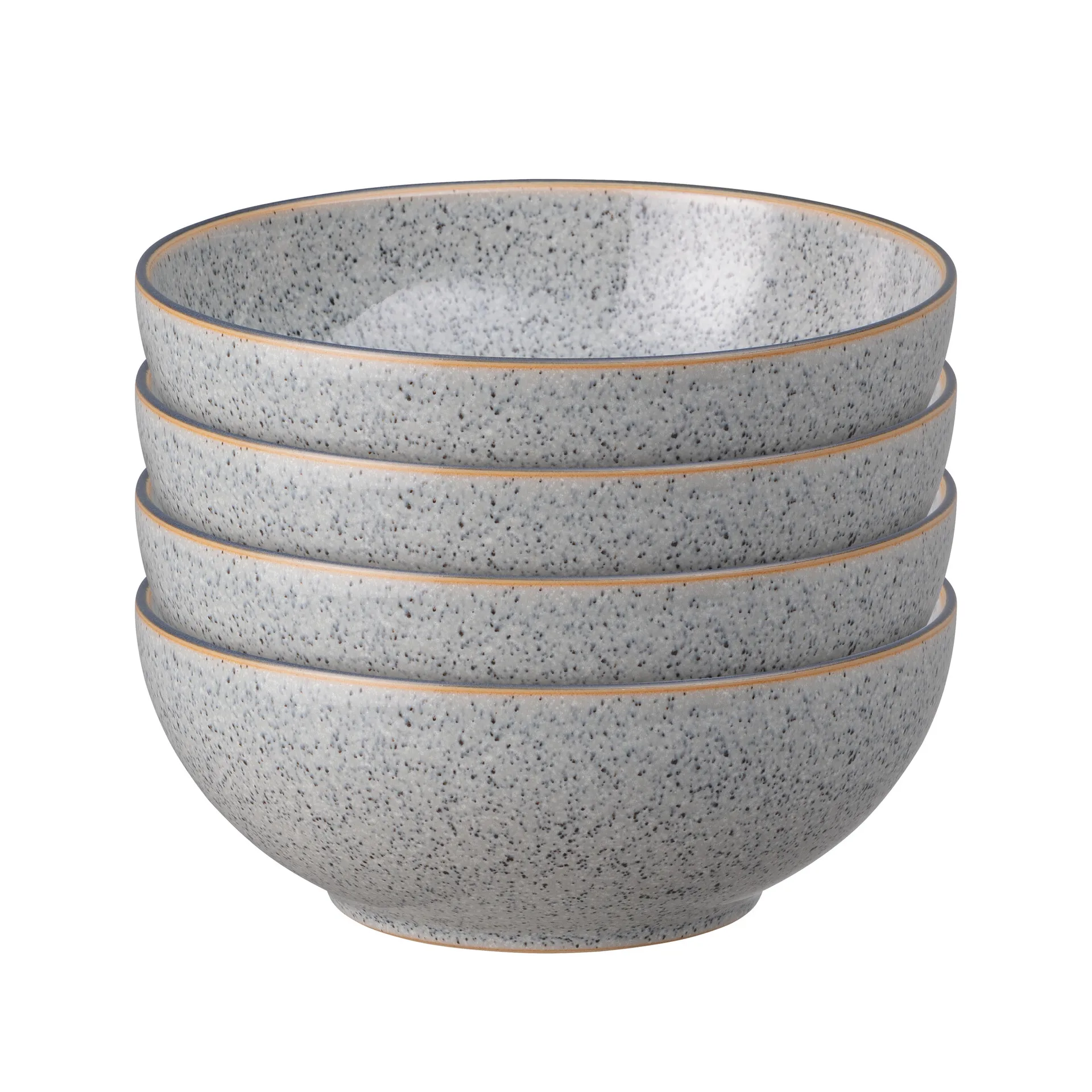 Ciotola Studio Grey 21 cm, confezione da 4, Granito Denby