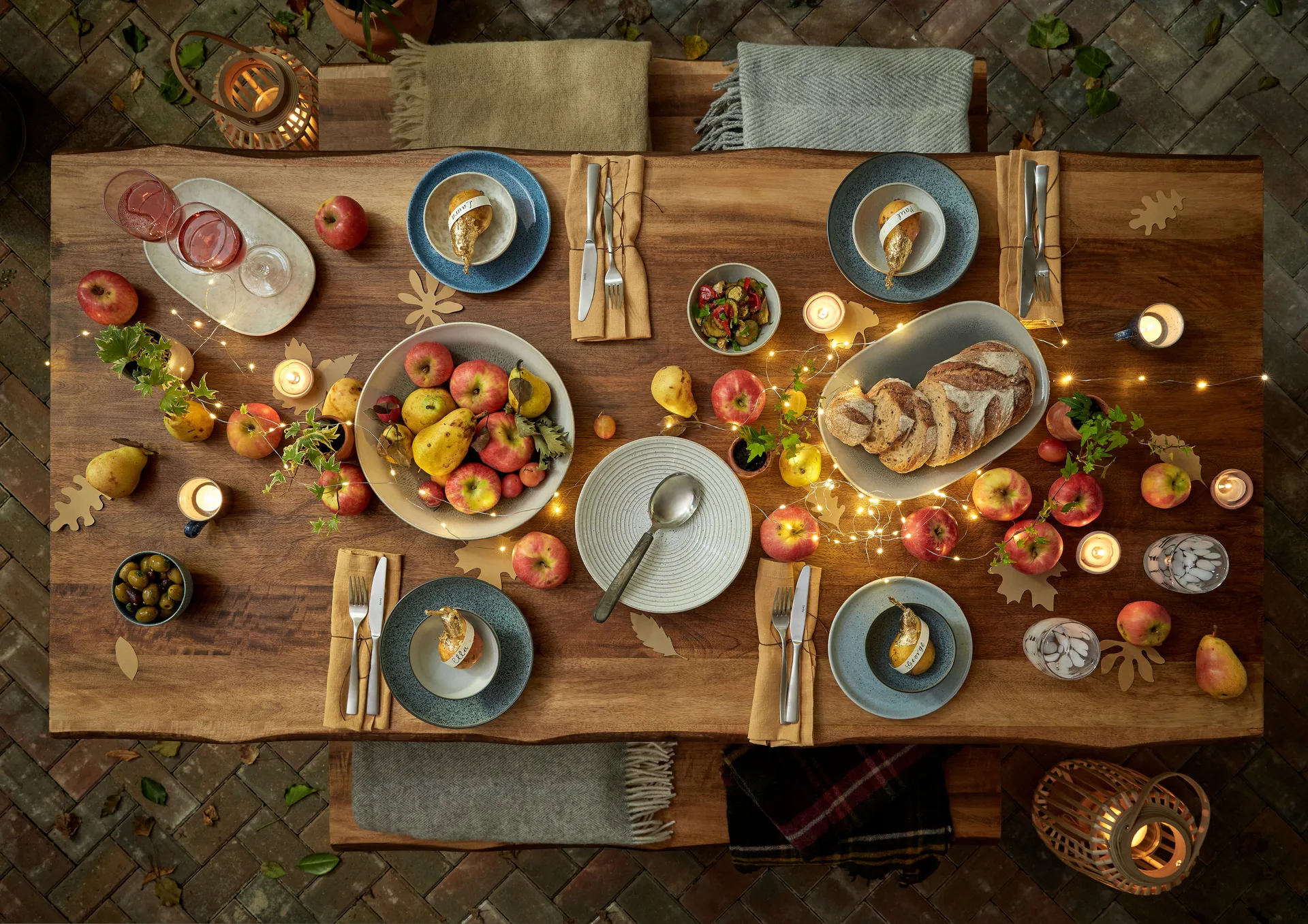 Ciotola Studio Grey 21 cm, confezione da 4, Granito Denby