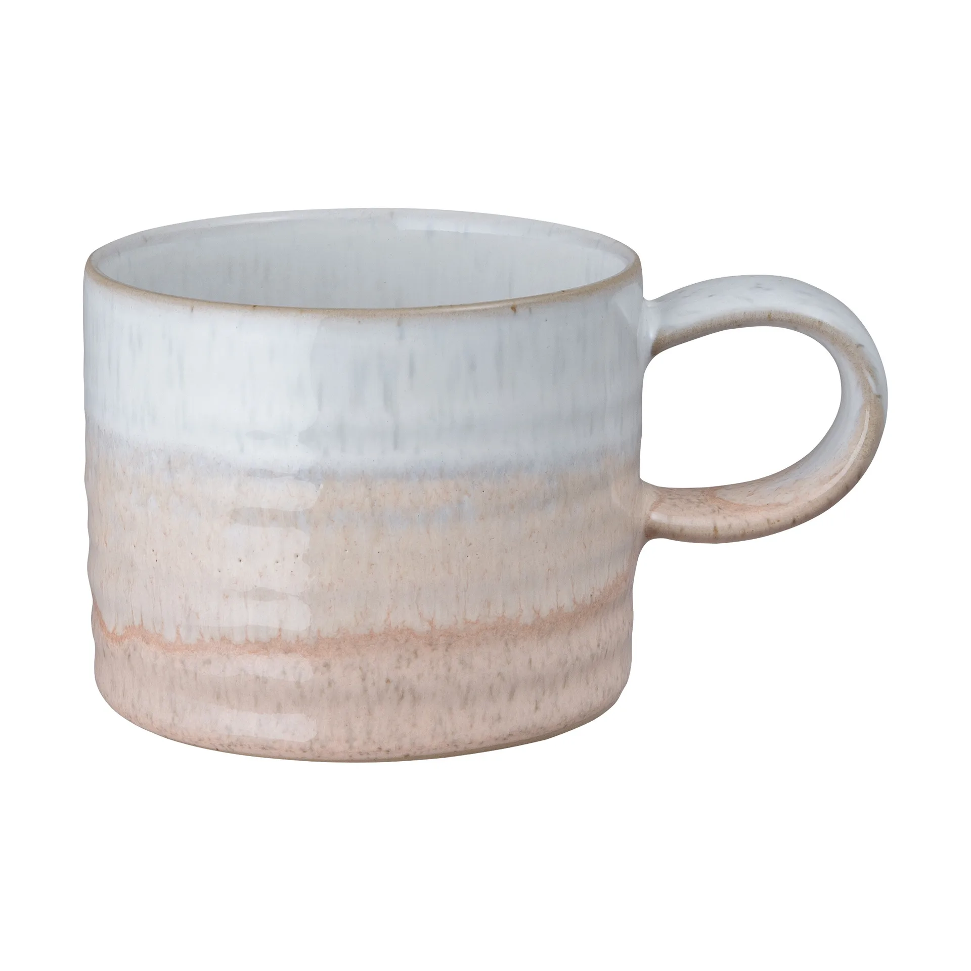 Kiln Coral tazza zigrinata, Corallo-beige, Ø8,5 cm Denby