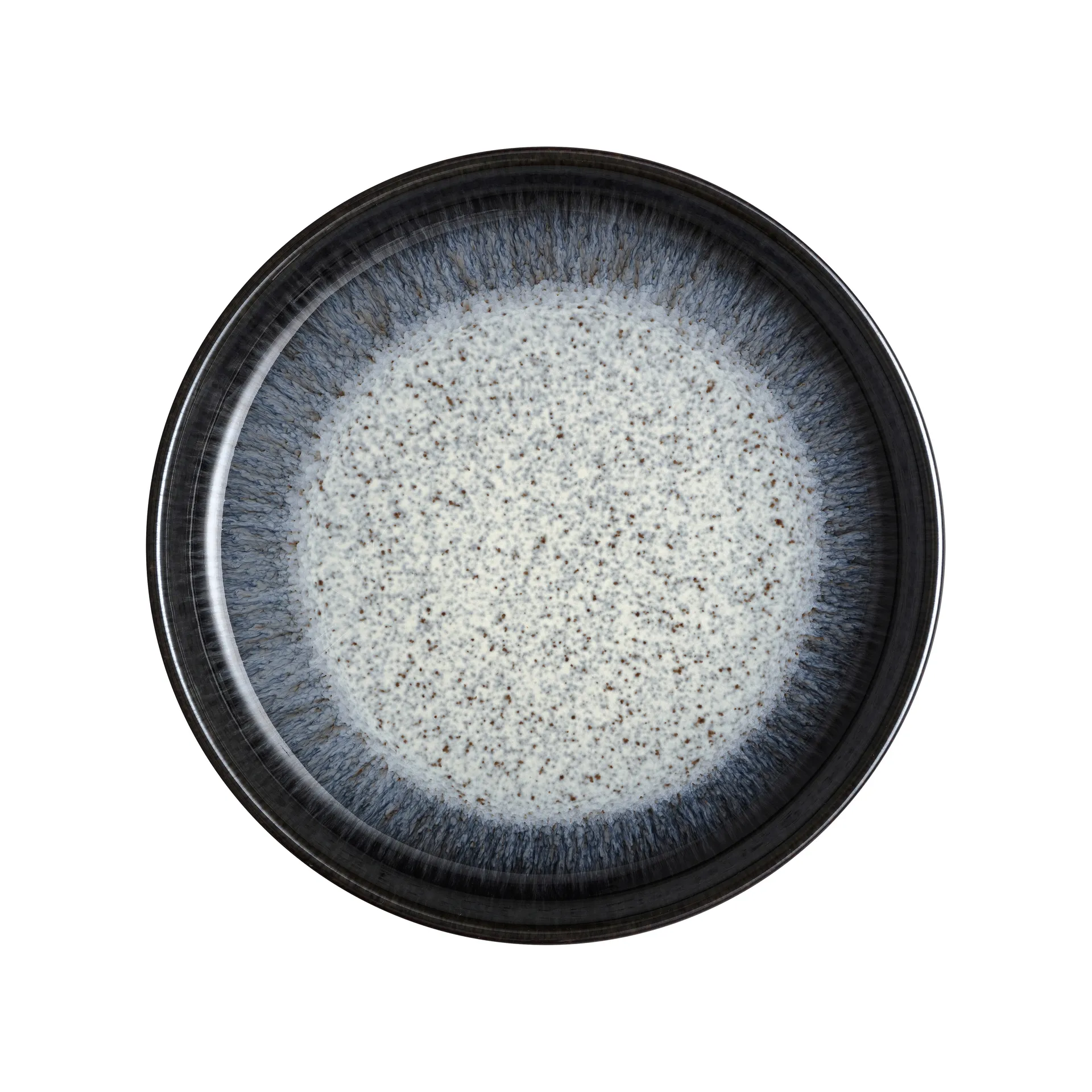 Piatto Halo Coupe 17 cm, Blu, grigio, nero Denby