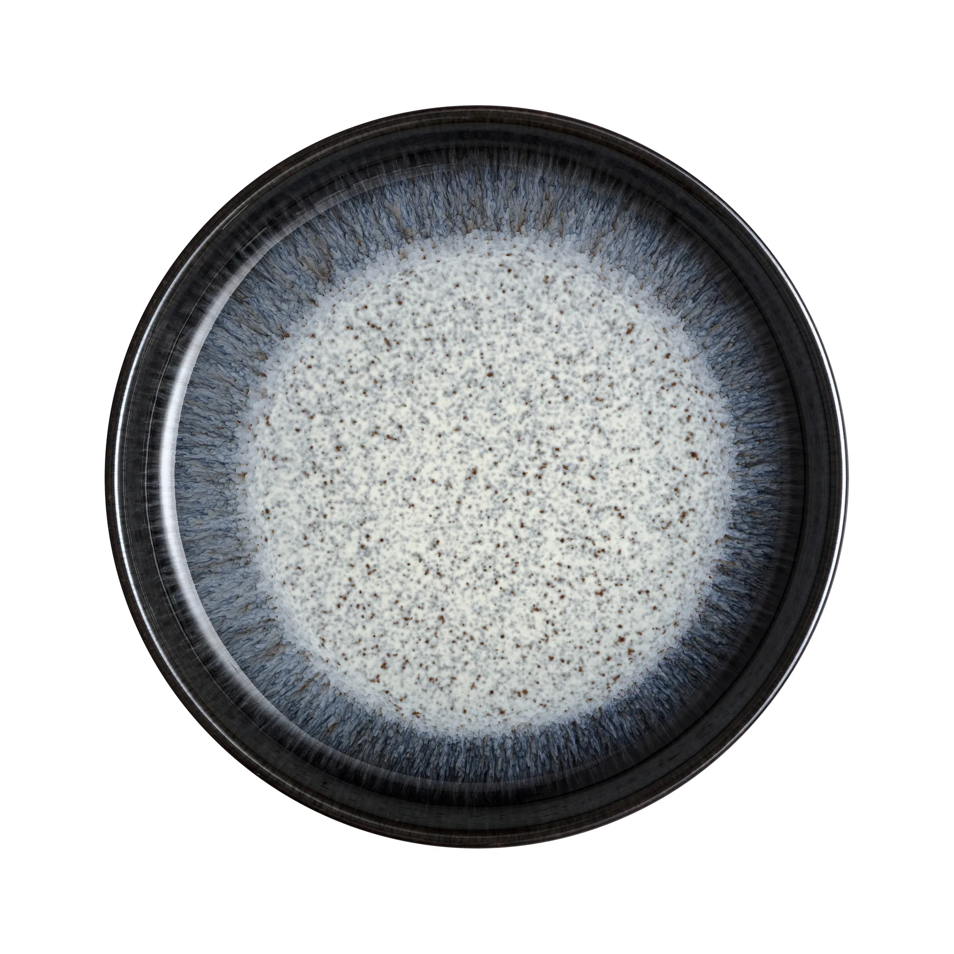 Piatto Halo Coupé, 21 cm, Blu, grigio, nero Denby