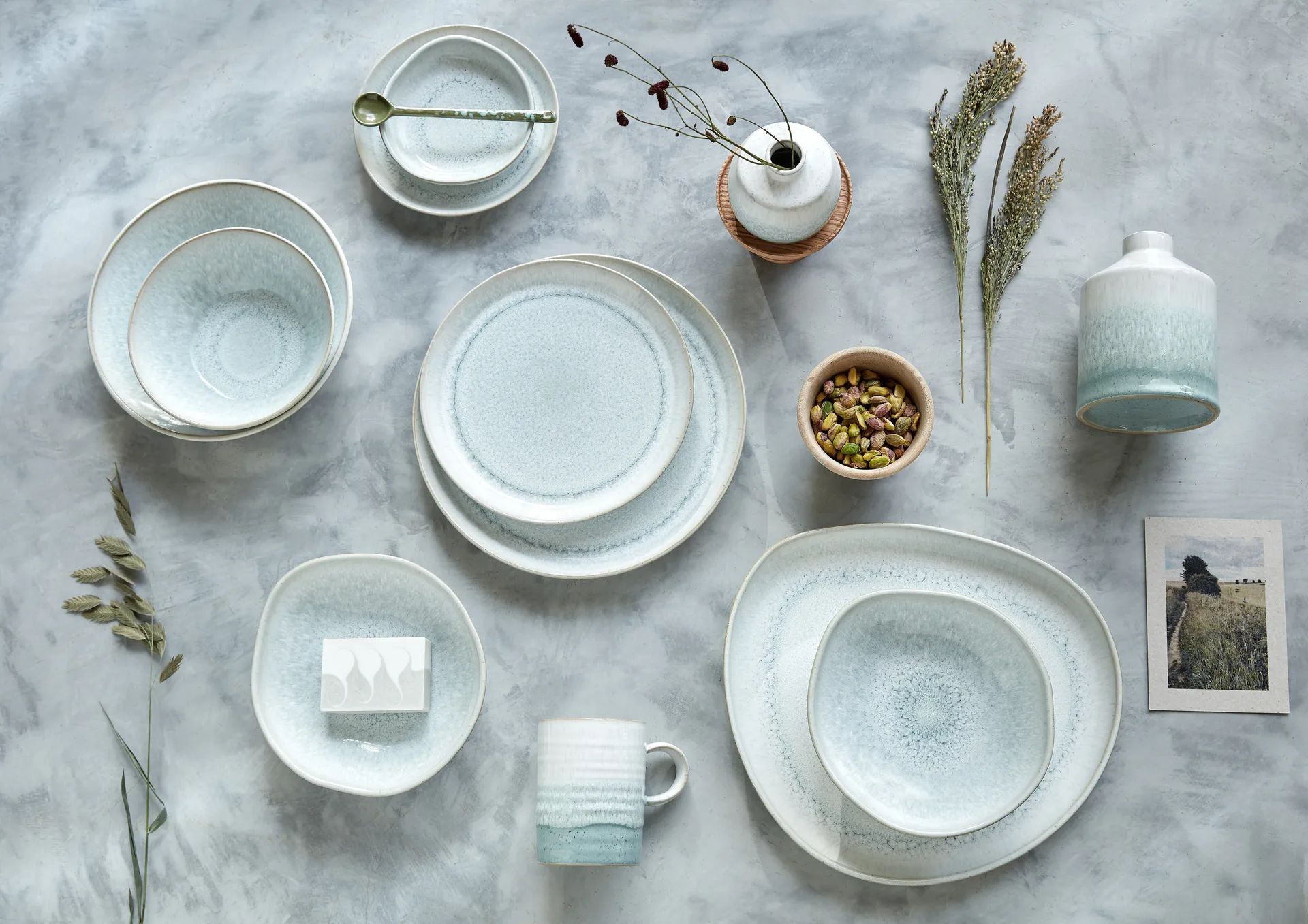 Piatto Kiln Green, confezione da 4, Ø26 cm Denby