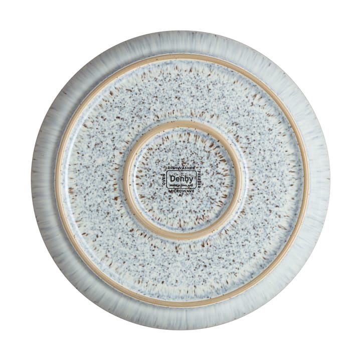 Piatto piano Halo Speckle 21 cm, Grigio, marrone Denby
