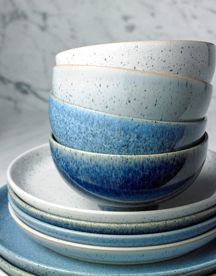 Piatto piano Studio Blue 21 cm, Gesso Denby