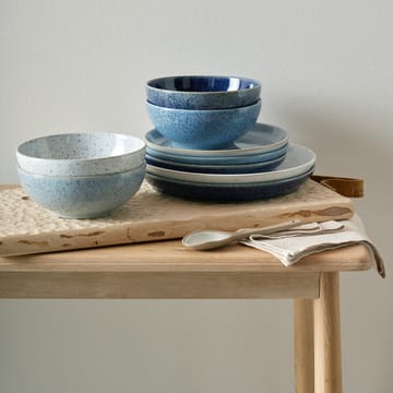 Piatto piano Studio Blue 26 cm - Gesso - Denby
