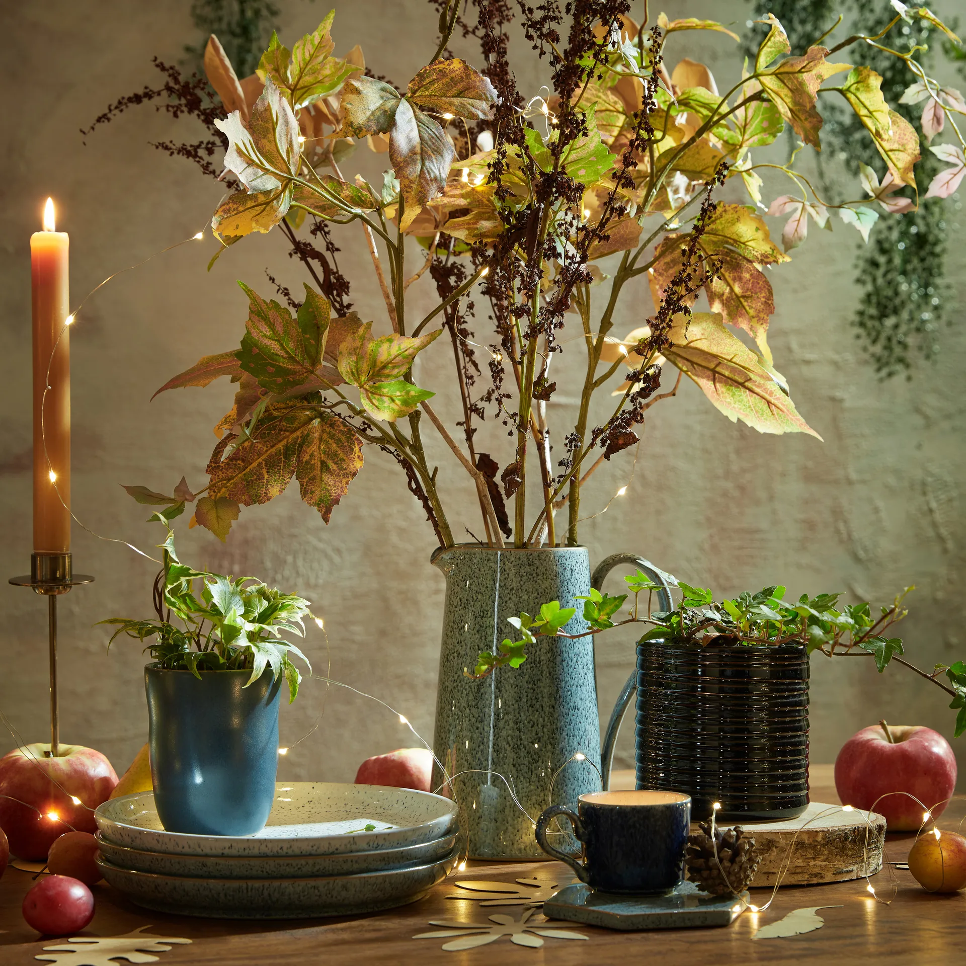 Piatto piano Studio Grey 26 cm, Granito Denby