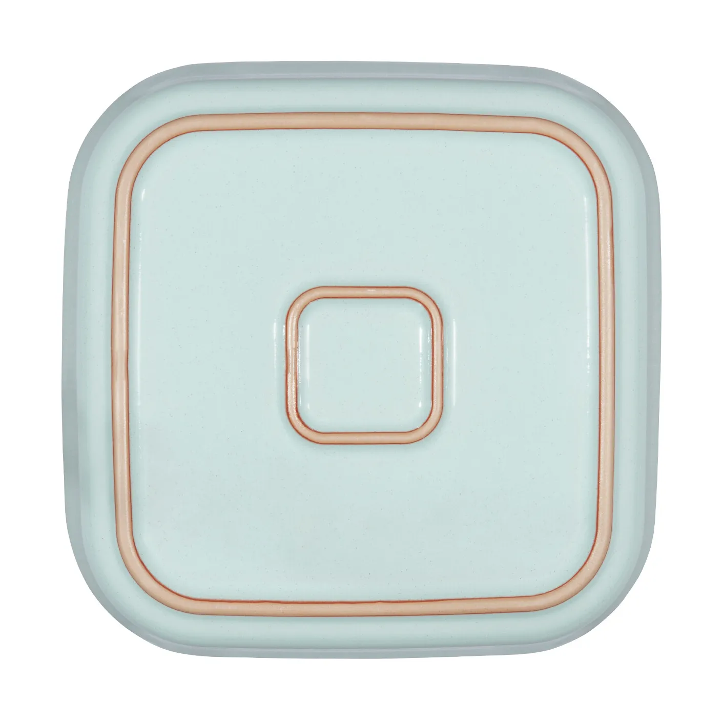 Pirofila Heritage Pavilion, Blu-beige, quadrata Denby