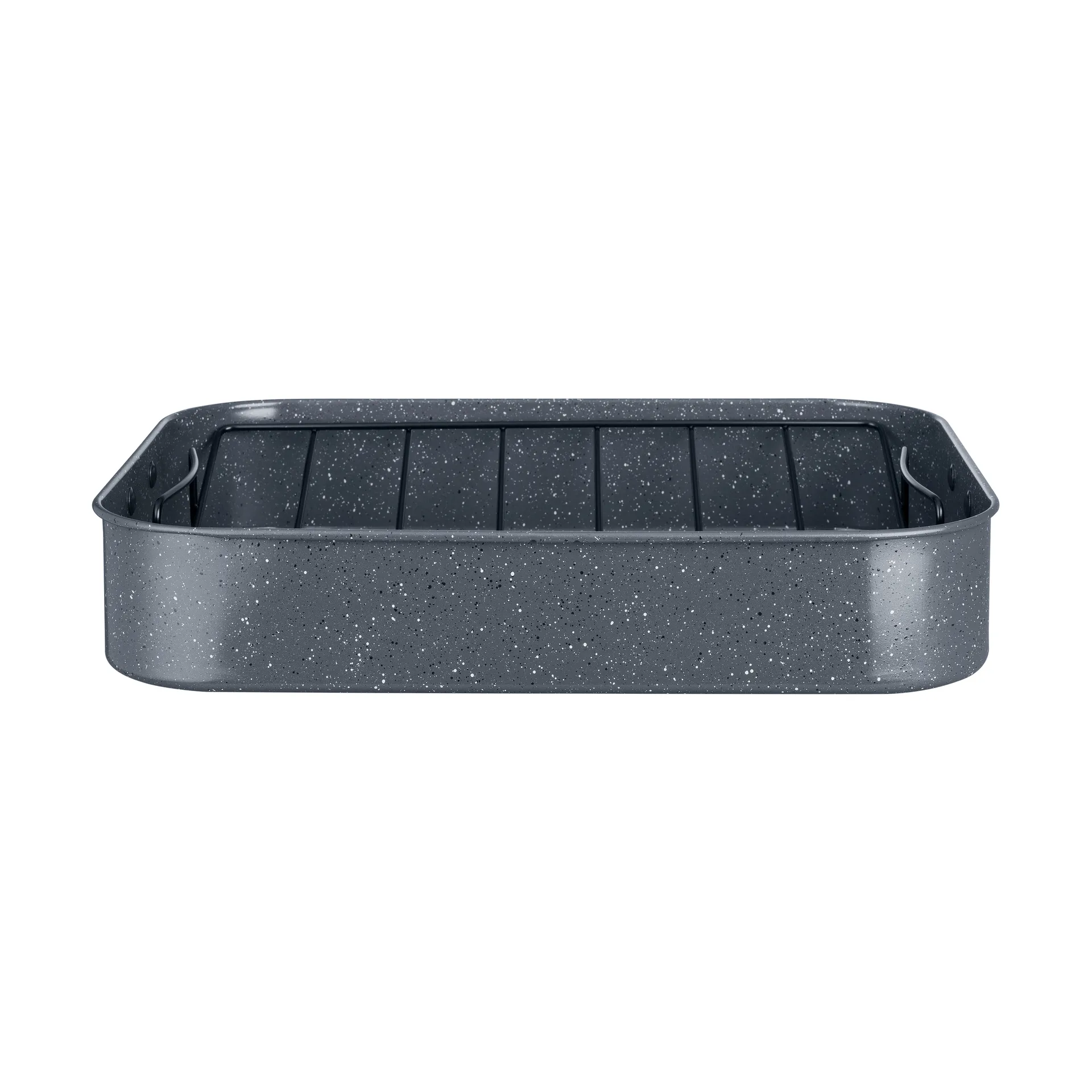 Quantanium Finish teglia per forno, Grigio, con griglia, 41,6x31,8 cm Denby