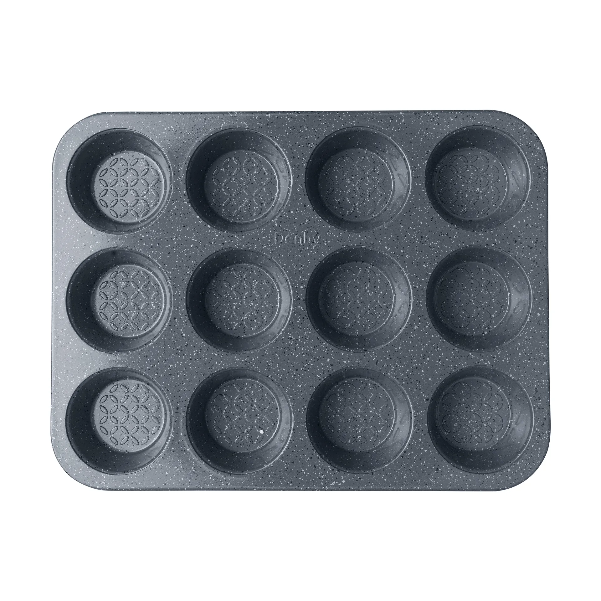 Stampo per muffin con finitura Quantanium, Grigio, 12 pz Denby