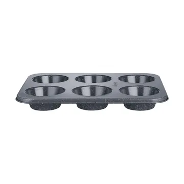 Stampo per muffin con finitura Quantanium - Grigio, 6 pz - Denby