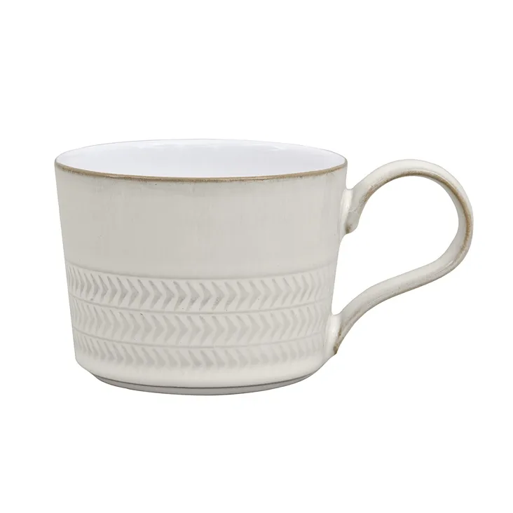 Tazza da tè e caffè Natural Canvas, 26 cl, Con rilievi Denby