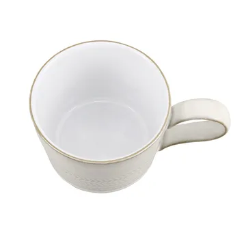 Tazza da tè e caffè Natural Canvas, 26 cl - Con rilievi - Denby