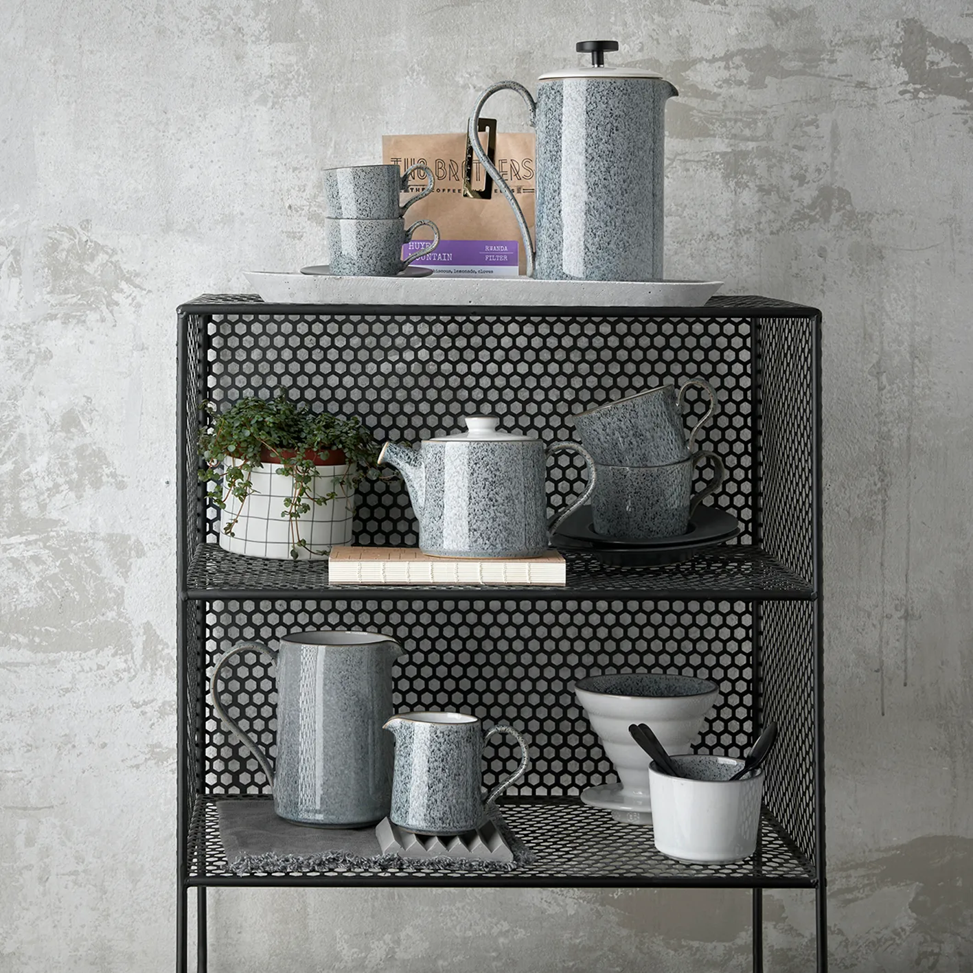 Tazza da tè Studio Grey Brew, 26 cl, Grigio Denby