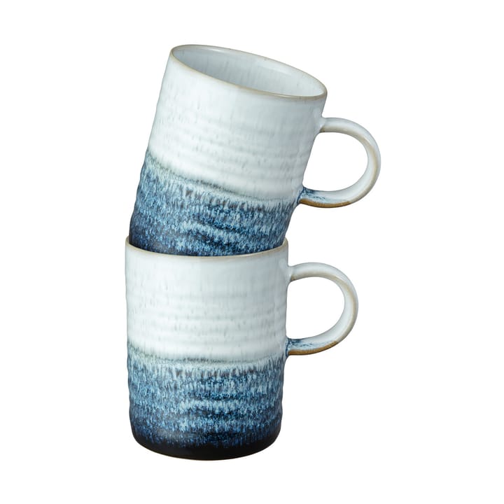 Tazza Kiln blue ridged confezione da 2 - 41 cl - Denby