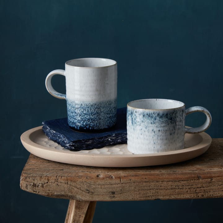 Tazza piccola Kiln blue ridged, 29,5 cl Denby