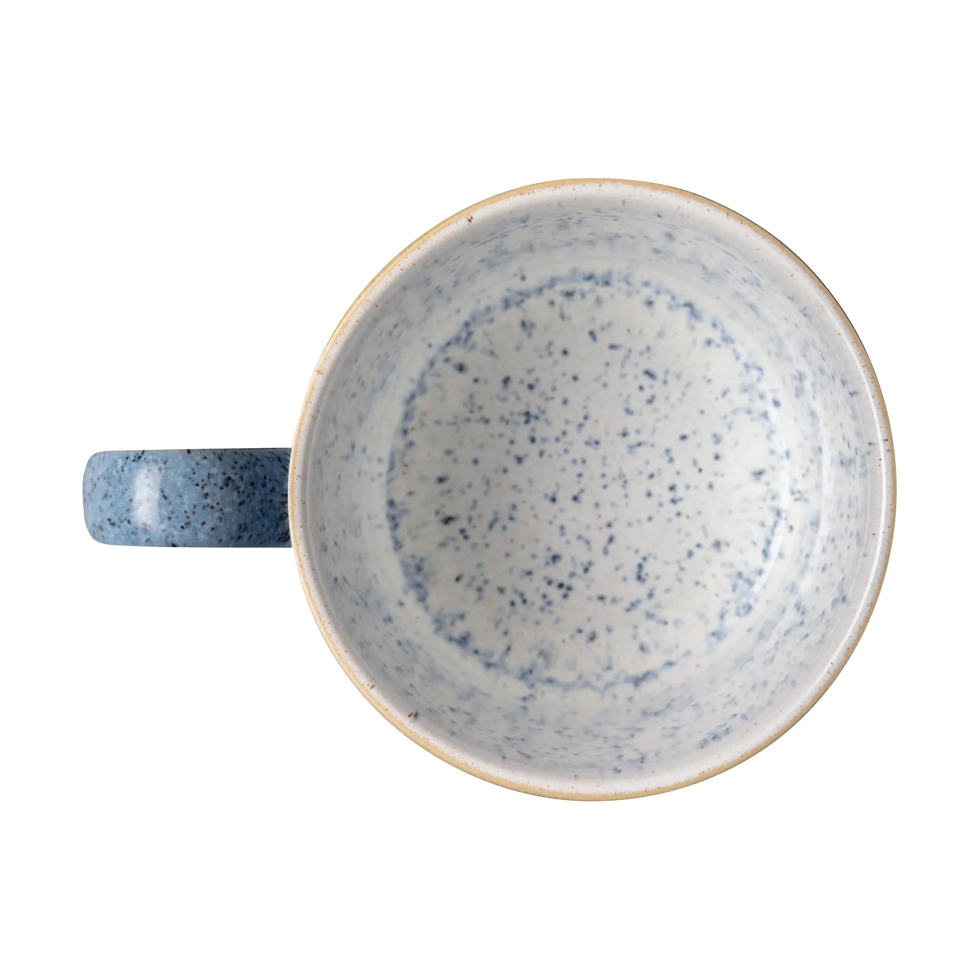 Tazza rigata Studio Blue, 40 cl, Selce, gesso Denby