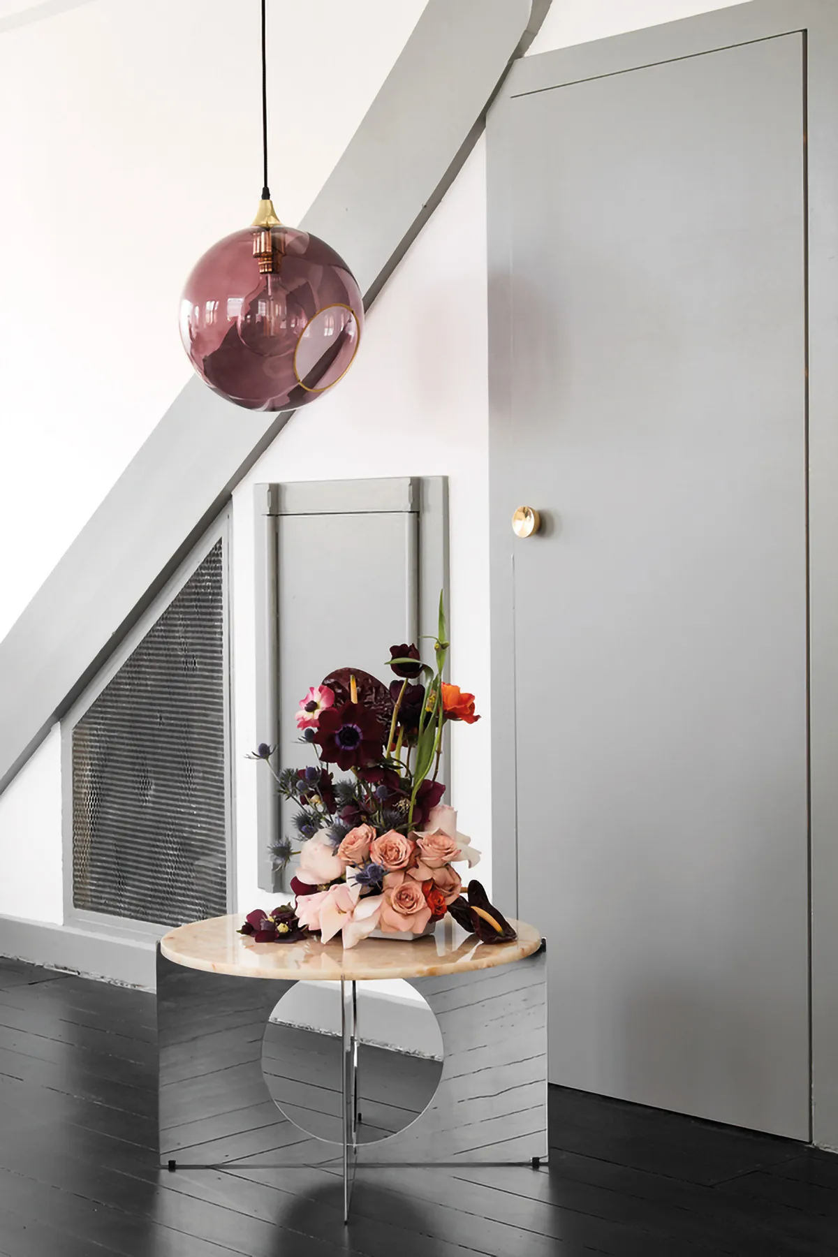 Lampada a sospensione Ballroom XL Ø32 cm, Purple rain Design By Us