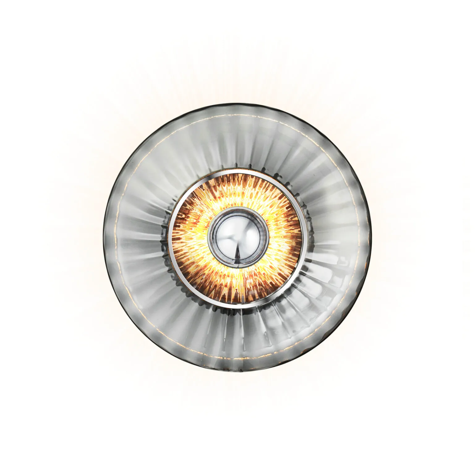 Lampada da parete New Wave Optic Ø26 cm, Fumo Design By Us