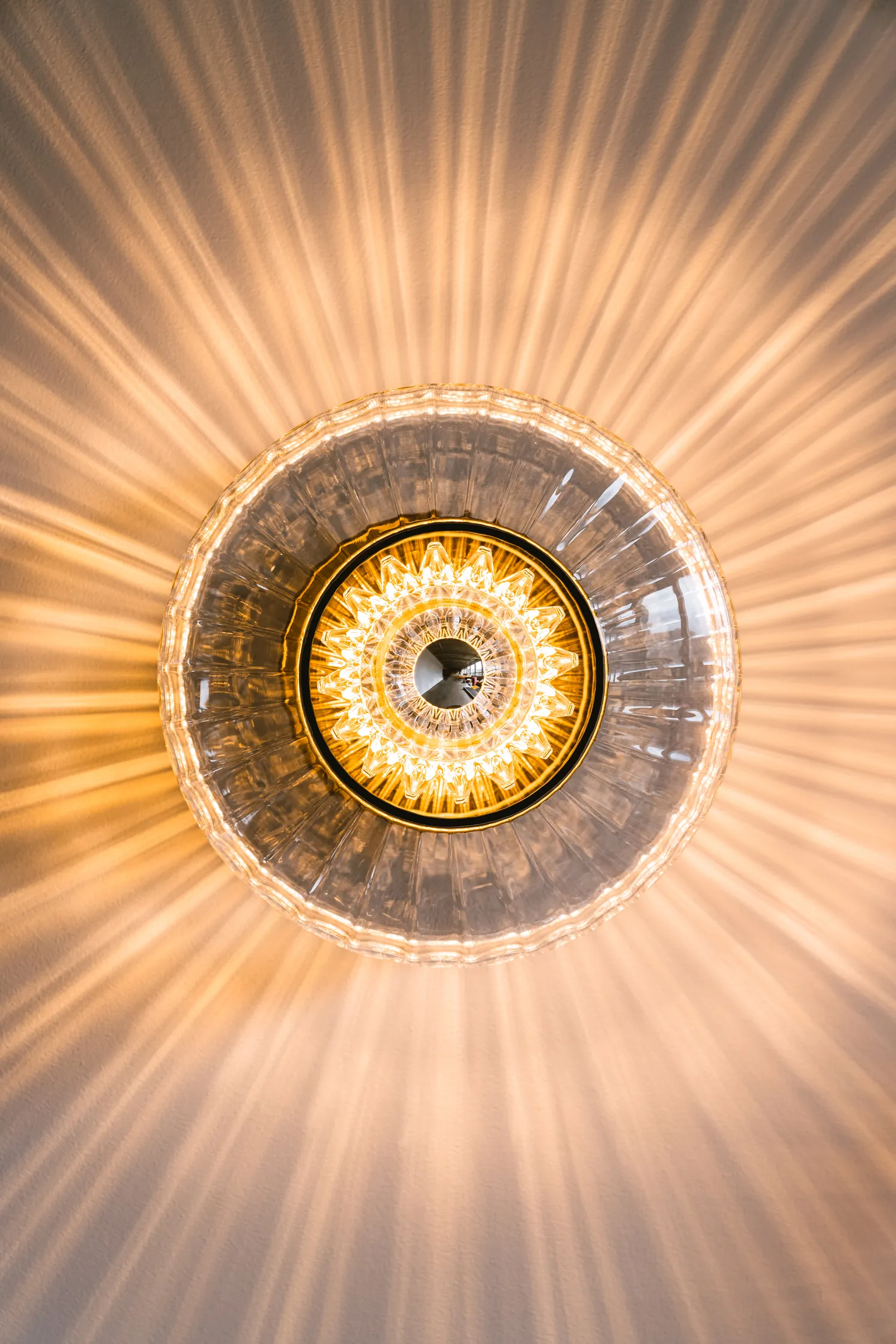 Occhio per lampada da parete New Wave Optiv XL, Gold Design By Us